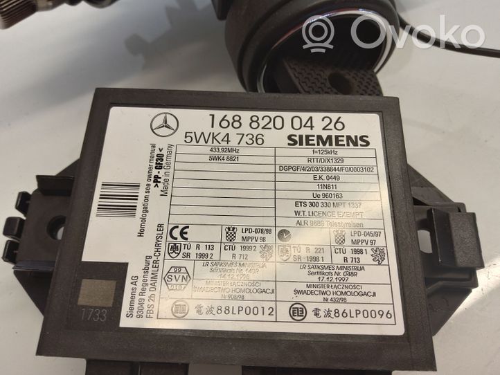 Mercedes-Benz Vaneo W414 Komputer / Sterownik ECU i komplet kluczy 