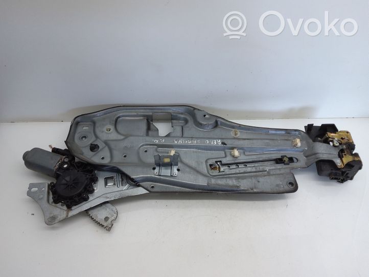 Renault Laguna I Front door window regulator with motor 7350