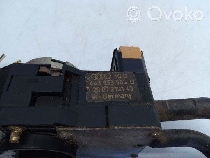 Audi 80 90 B3 Posūkių/ šviesų rankenėlė 443953503D