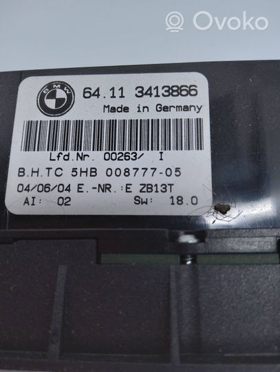 BMW X3 E83 Ilmastoinnin ohjainlaite 3413866