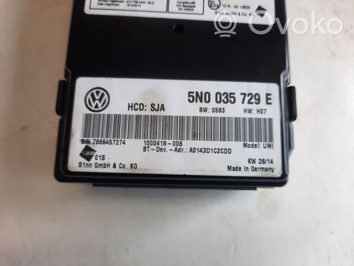 Volkswagen Jetta VI Inne komputery / moduły / sterowniki 5N0035729