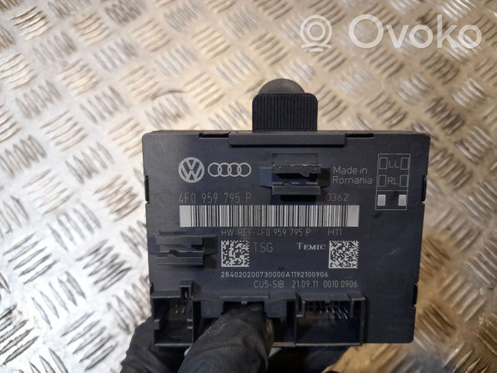 Audi Q7 4L Sterownik / Moduł drzwi 4F0959795P