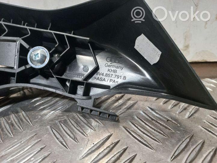 Audi A3 S3 8V Rivestimento cintura di sicurezza 8V4857791B