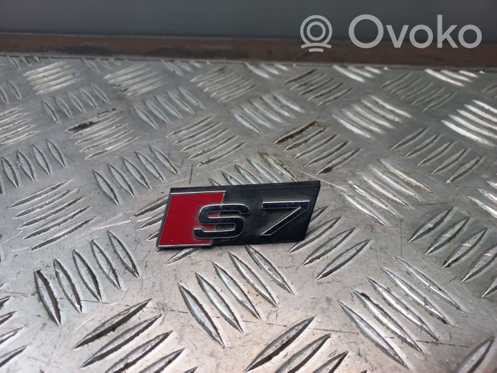 Audi A7 S7 4G Mostrina con logo/emblema della casa automobilistica 4G8853736A