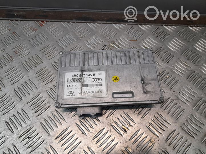 Audi A7 S7 4G Sterownik / Moduł zawieszenia pneumatycznego 4H0907145B