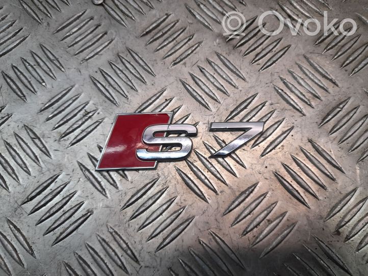Audi A7 S7 4G Emblemat / Znaczek tylny / Litery modelu 4G8853735