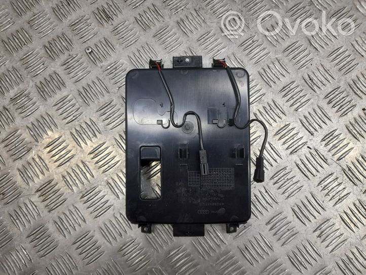 Audi A8 S8 D4 4H Consolle centrale del vano portaoggetti 4H0863075E