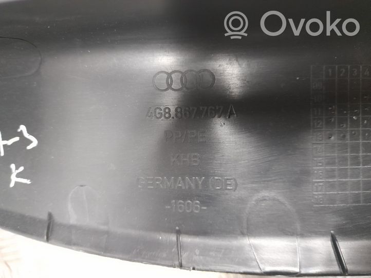 Audi A7 S7 4G Copertura del rivestimento del sottoporta posteriore 4G8867767