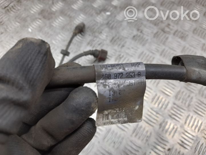 4G0972253B Audi A7 S7 4G Kabelbaum Leitungssatz ABS-Sensor hinten  