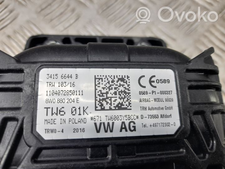 Audi A4 S4 B9 Airbag de passager 8W0880204E