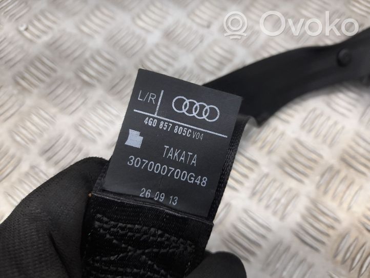 Audi A6 S6 C7 4G Saugos diržas galinis 4G0857805C