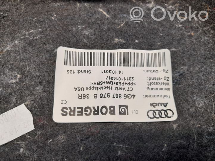 Audi A6 S6 C7 4G Apdaila bagažinės dangčio (komplektas) 4G5867975B