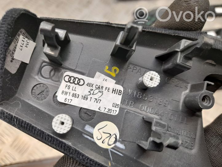 Audi A5 Boczki / Tapicerka drzwi / Komplet 8W1853190Q