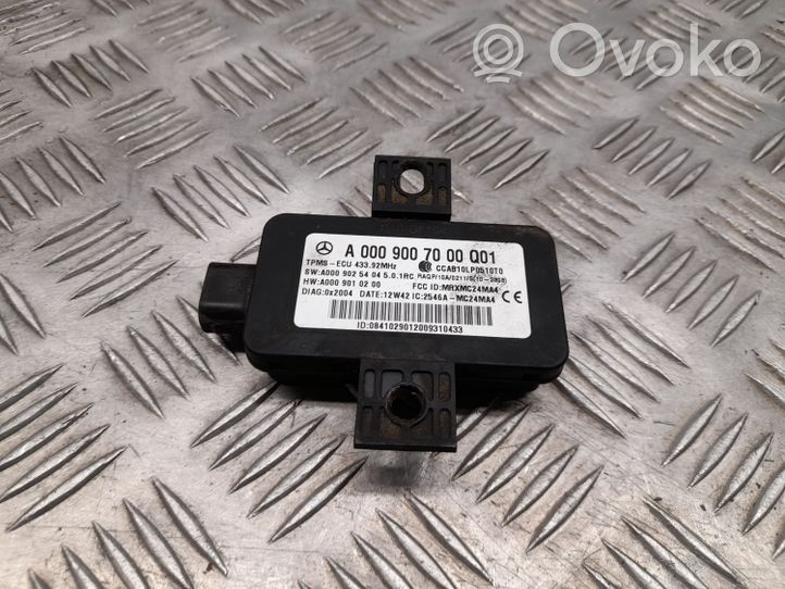 Mercedes-Benz GL X166 Sensore di pressione dello pneumatico A0009007000