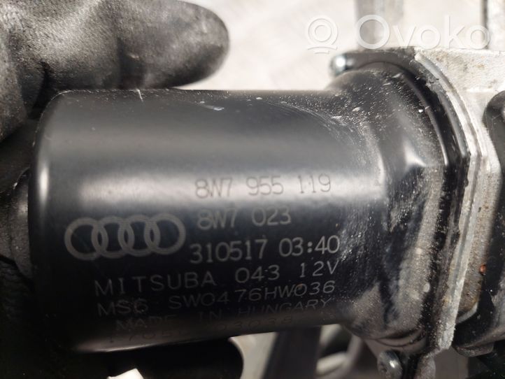 Audi A5 Mechanizm i silniczek wycieraczek szyby przedniej / czołowej 8W7955023B