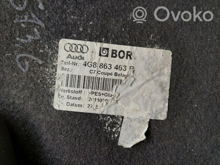 Audi A7 S7 4G Tappetino di rivestimento del bagagliaio/baule 4G8863463B