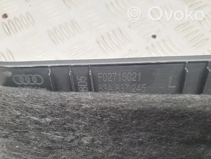Audi Q3 F3 D-pilarin verhoilu (alaosa) 83A867245