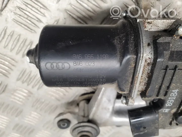 Audi A5 Mechanizm i silniczek wycieraczek szyby przedniej / czołowej 8W6955023D