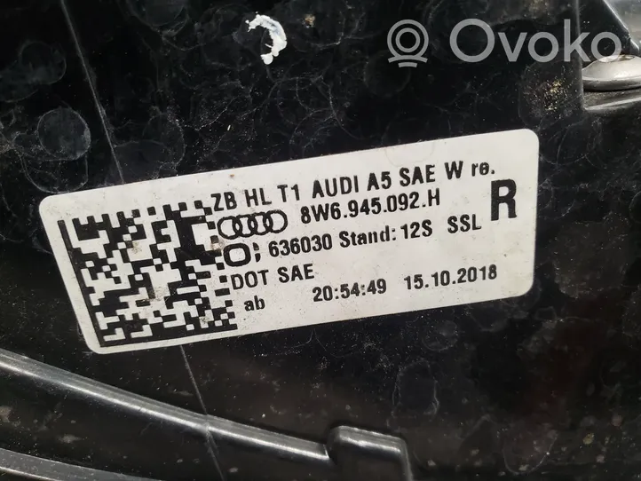 Audi A5 Feux arrière / postérieurs 8W6945092H