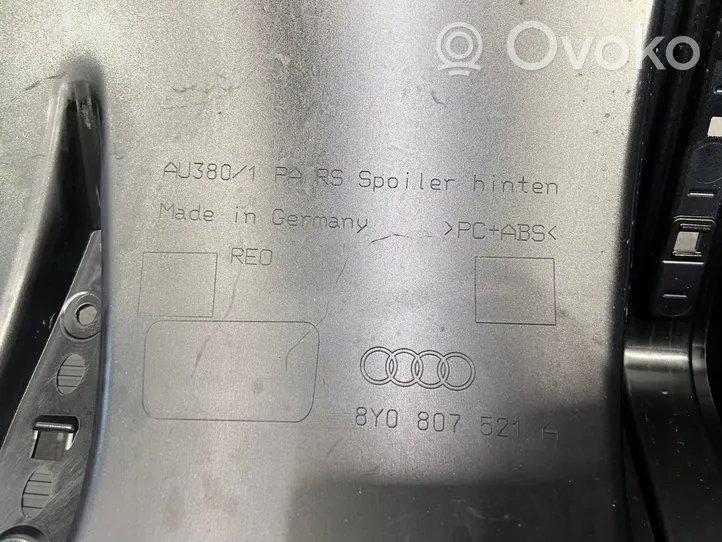 Audi RS3 8Y Moulure inférieure de pare-chocs arrière 8Y0807521A