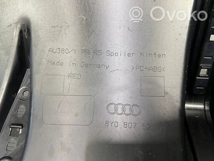 Audi RS3 8Y Rivestimento della parte inferiore del paraurti posteriore 8Y0807521A