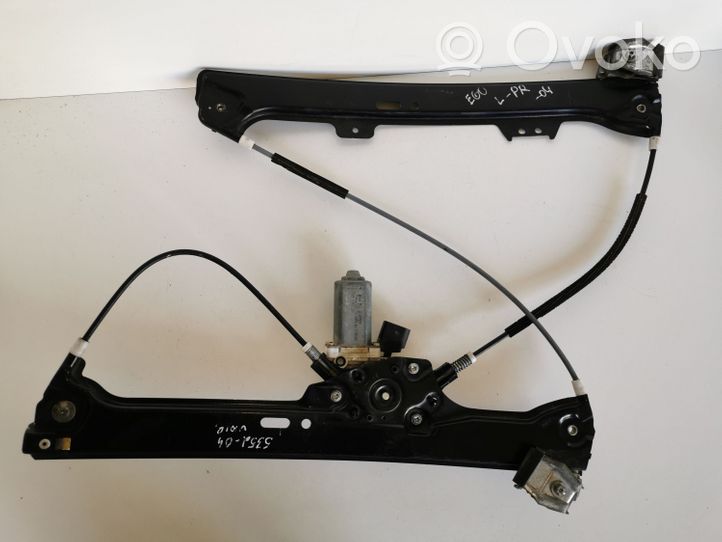 BMW 5 E60 E61 Front door window regulator with motor 7075667E