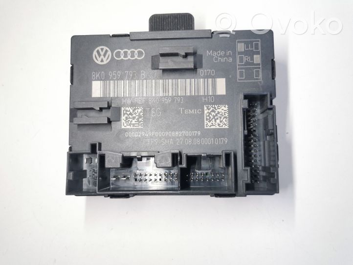 Audi A4 S4 B8 8K Oven ohjainlaite/moduuli 8K0959793B