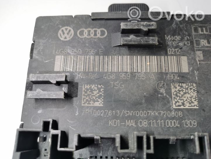 Audi A6 S6 C7 4G Oven ohjainlaite/moduuli 4G8959795A