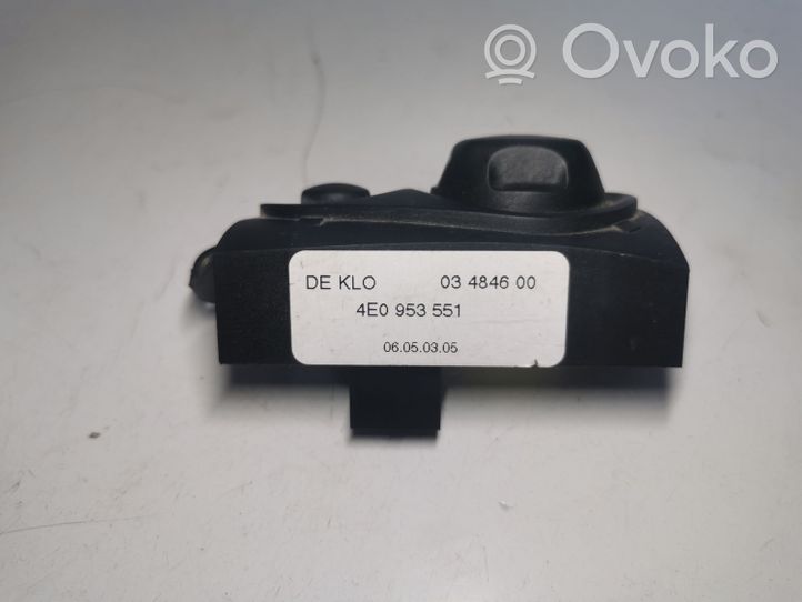 Audi A8 S8 D3 4E Interruttore di regolazione del volante 4E0953551