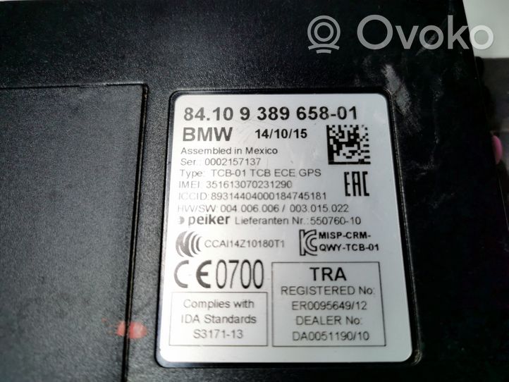 BMW 1 F20 F21 Bluetoothin ohjainlaite/moduuli 9389658
