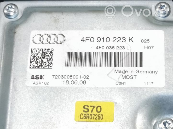 Audi A6 S6 C6 4F Garso stiprintuvas 4F0910223K