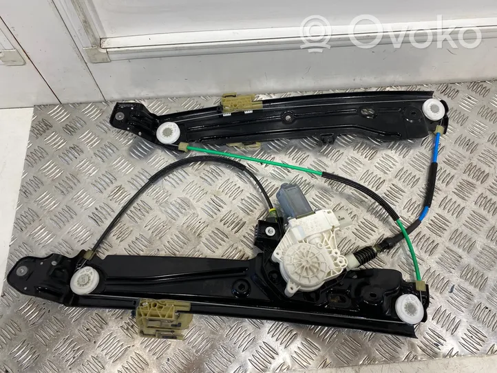 BMW 5 F10 F11 Front door window regulator with motor 7182132