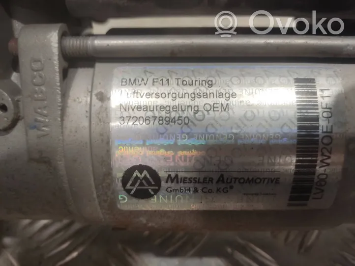 BMW 5 F10 F11 Air suspension compressor/pump 37206789450