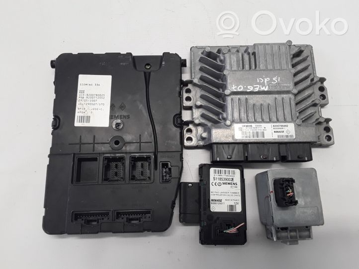 Renault Megane II Komputer / Sterownik ECU i komplet kluczy 