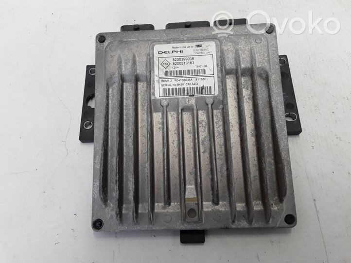 Renault Megane II Komputer / Sterownik ECU i komplet kluczy 