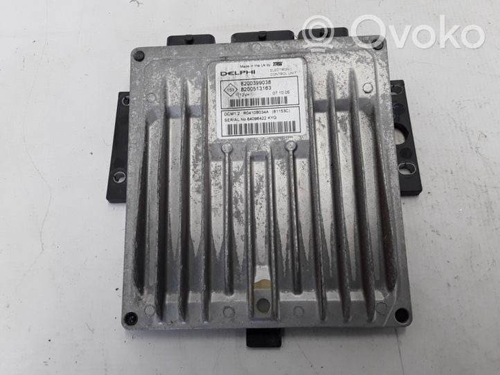 Renault Megane II Komputer / Sterownik ECU i komplet kluczy 