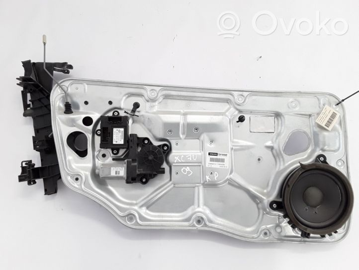 Volvo XC70 Meccanismo di sollevamento del finestrino anteriore senza motorino 30661065
