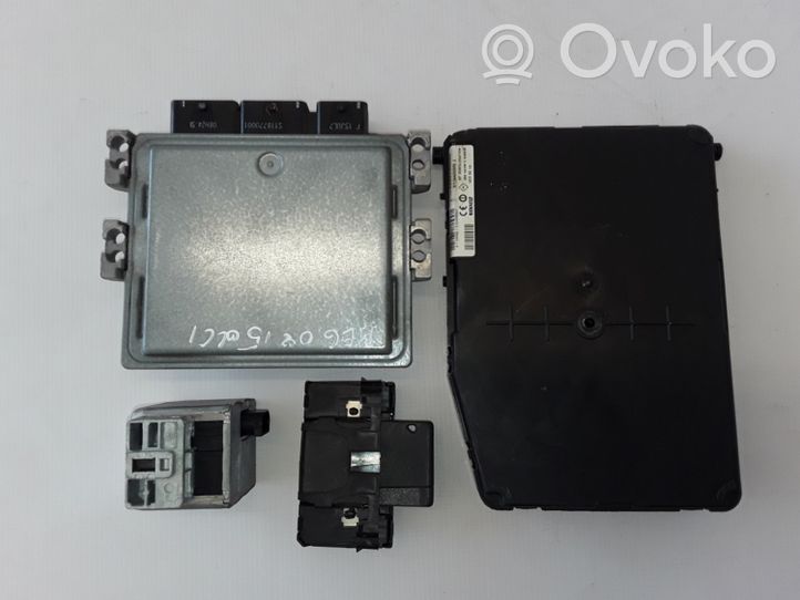 Renault Megane II Engine ECU kit and lock set 