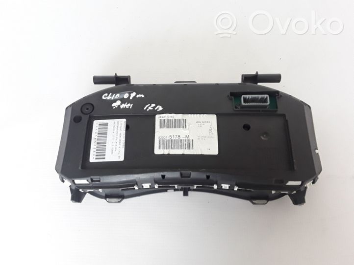 Renault Clio III Compteur de vitesse tableau de bord 8200715178