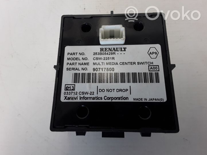 Renault Scenic III -  Grand scenic III Interrupteur / bouton multifonctionnel 253B05429R