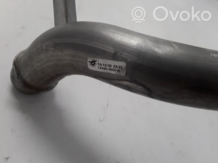 Renault Megane III Tube d'admission de tuyau de refroidisseur intermédiaire 144603600R