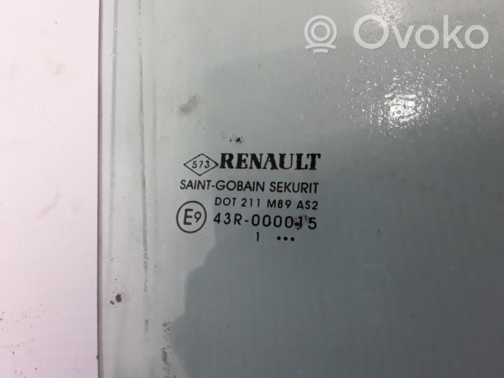 Renault Modus Vitre de fenêtre porte arrière 8200209957