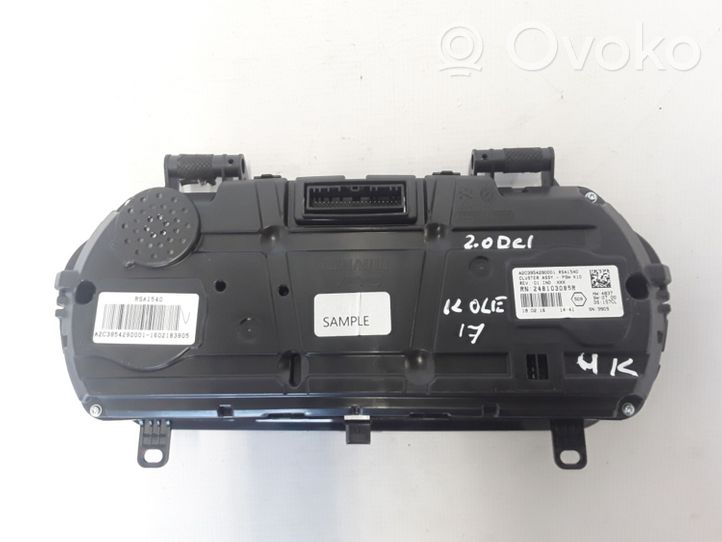 Renault Koleos II Compteur de vitesse tableau de bord 248103085R