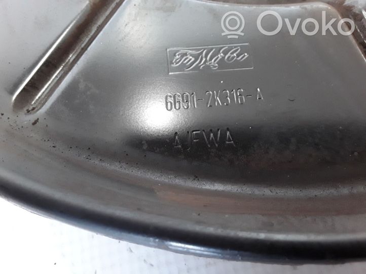 Volvo V60 Couvercle anti-poussière disque de plaque de frein arrière 