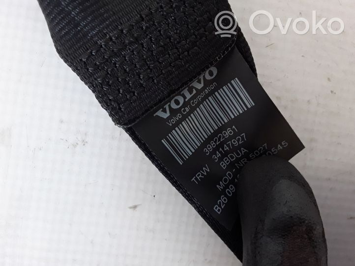 Volvo S60 Ceinture de sécurité arrière 39822961