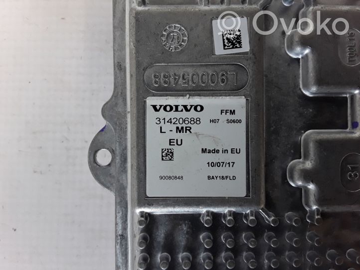 Volvo S90, V90 Xenon-valojen ohjainlaite/moduuli 31420688