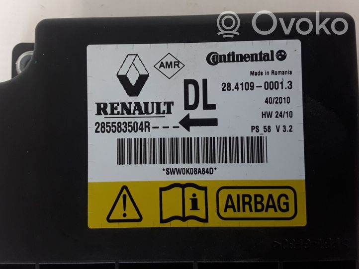 Renault Latitude (L70) Gaisa spilvenu vadības bloks 285583504R