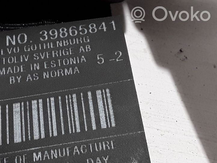 Volvo S80 Ceinture de sécurité arrière 39865841