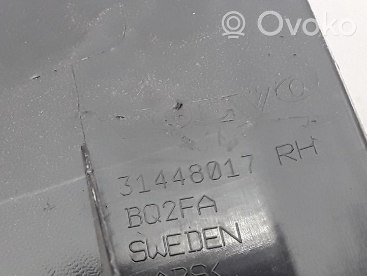 Volvo XC60 Copertura del rivestimento del sottoporta posteriore 31448017