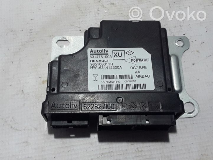 Renault Megane IV Module de contrôle airbag 985108011R